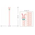 Miniatyrbild 3 av 5: Mäta Växande Längd Väggdekal Tillväxt Diagram Väggdekal - Kanin