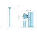 Miniatyrbild 3 av 5: Mäta Växande Längd Väggdekal Tillväxt Diagram Väggdekal - Elefant