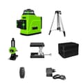 Miniatyrbillede 1 af 2: Laser Niveau, 12 Linjer, Grøn Stråle, Selv-Niveauerende,IE12G H15