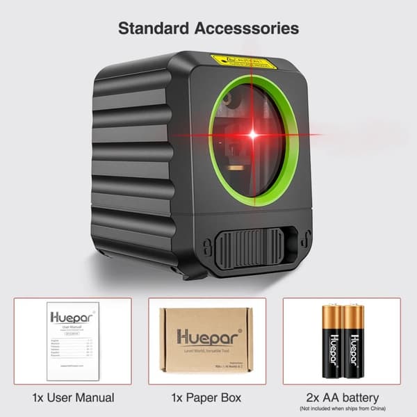 Laser-taso, pystysuora ja vaakasuora tila, IP54-luokitus, kompakti muotoilu,Punainen säde