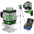 Miniatyrbillede 2 af 2: Laser Niveau, 16 Linjer, Grøn Farve, Stativmontering,4D 16linje 1.2m-a