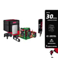 Pikkukuva 1 / 2: Laser-taso, 12 viivaa, työetäisyys 30 m, tarkkuus ±0,2 mm/m,YVGLL4XS12TB1P5x1