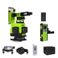Miniatyrbild 1 av 2: 4D Grön Stråle Laser Nivå, 16 Linjer, Fjärrkontroll, Vattentålig IP54,IE16 DC12G
