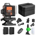 Miniatyrbillede 1 af 2: Laser Niveau, 16 Linjer, Vertikale & Horisontale Lasere, 10m±5mm Præcision,Med 2X Batteri