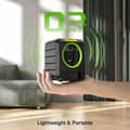 Miniatyrbild 7 av 9: 2-linjers vertikal och horisontell självnivellerande grön lasernivå, hög precision, kompakt och enkel att använda
