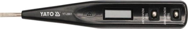 YATO SPÆNDINGSTESTER 12-250V LCD 2861