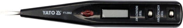 YATO SPÆNDINGSTESTER 12-250V LCD 2862