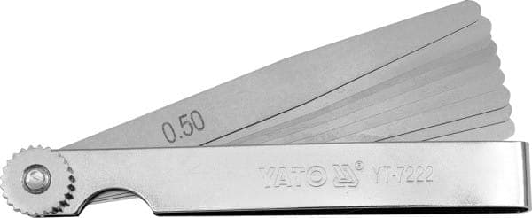 YATO KÄNSLMÅTARE 100 mm 10 BLADD 0,05-0,5 mm 7222