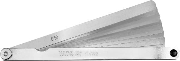 YATO KÄNSLMÅTARE 200 mm 14 BLADD 0,05-0,5 mm 7223