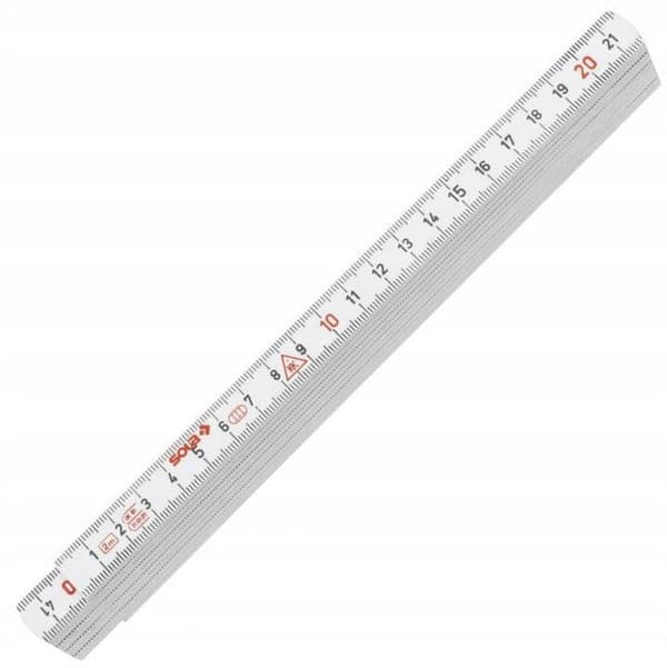 SOLA FOLDMÅL POLYAMID HVID 2m HK 2/10W