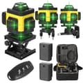 Miniatyrbillede 1 af 2: 4D Laser Niveau, 16 Linjer, Selv-niveauering Område ±3°, Arbejdsafstand 20m,EU stik