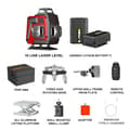 Miniatyrbillede 2 af 2: Laser Niveller, 360° Selv-nivellerende, Vertikal & Horisontal,Stofboks