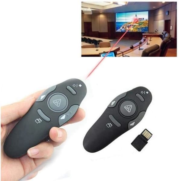 PowerPoint-fjärrkontroll - Universal - Laserpekare - 2,4 GHz - USB - Windows/Mac-kompatibel