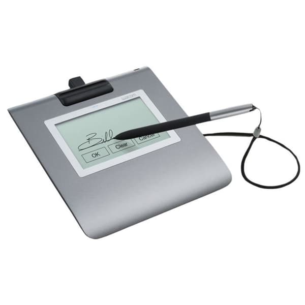 Wacom STU-430 signaturterminal med flytande kristallskärm 9,6 x 6 cm elektromagnetisk kabelansluten USB