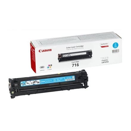 Canon originální toner CRG-716C/ LBP-5050/ MF-80x0/ 1500 stran/ azurový