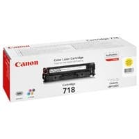 Canon originální toner CRG-718Y/ LBP-7200/ 7660/ 7680/ MF-80x0/ MF724/ 2900 stran/ Žlutý