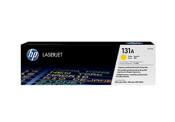 HP 131A Yellow Toner Cartridge, 1800 pages, for HP LaserJet Pro 200 M276n, M276nw