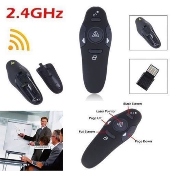 Trådlös Röd Laserpekare PowerPoint Presentation Fjärrkontroll - YWEI - GWH-MP ström