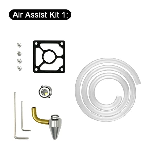 Lasertræ, luftassisteret gravering, skæremodul, 80W luftassistent kit 1