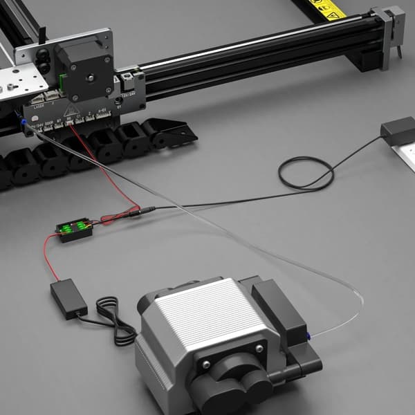 NEJE Air Assist-set, Förbättrad laser effektivitet, Låg ljudnivå, Enkel installation