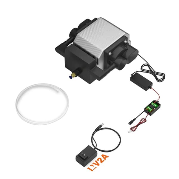 NEJE Air Assist-set, Förbättrad laser effektivitet, Låg ljudnivå, Enkel installation