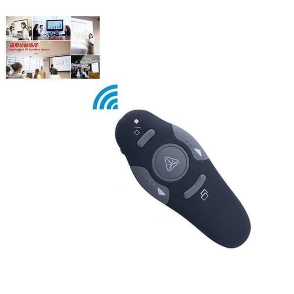 Elisoop trådlös laserpekare, 2.4 GHz, Powerpoint-presentation, USB RF-fjärrkontroll