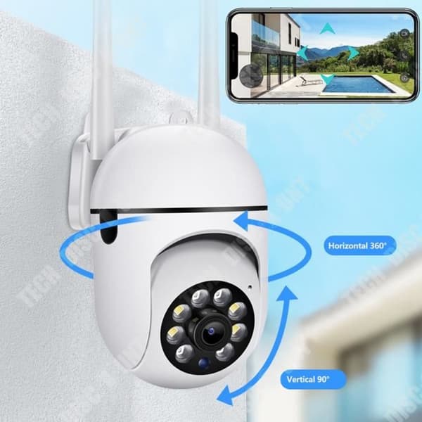 TD® HD glödlampa kamera inomhusövervakning skakhuvud maskin tvåvägs intercom mörkerseende nätverk 1080P