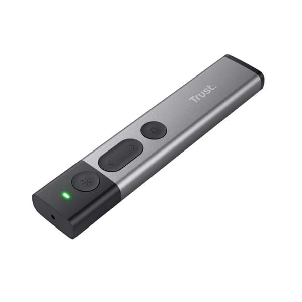 Trust Kazun Wireless Presenter, 4 PowerPoint-funktioner - grå