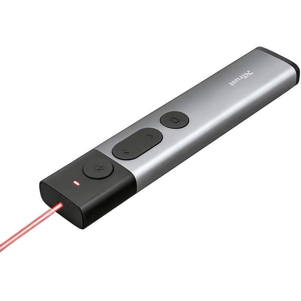 Trust Kazun Wireless Presenter, 4 PowerPoint-funktioner - grå