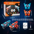 Miniatyrbillede 2 af 2: Laser Tag Pistol Sæt, Multiplayer Sjov, 4 Skudtilstande,2 x våben