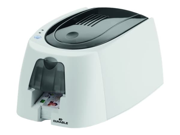 DURABLE DURACARD ID 300 - Muovikorttitulostin - väri - mustesublimaatio/lämpösiirto - CR-80-kortti (85,6 x 54 mm) - 260 x 300 dpi - jopa 325 korttia/