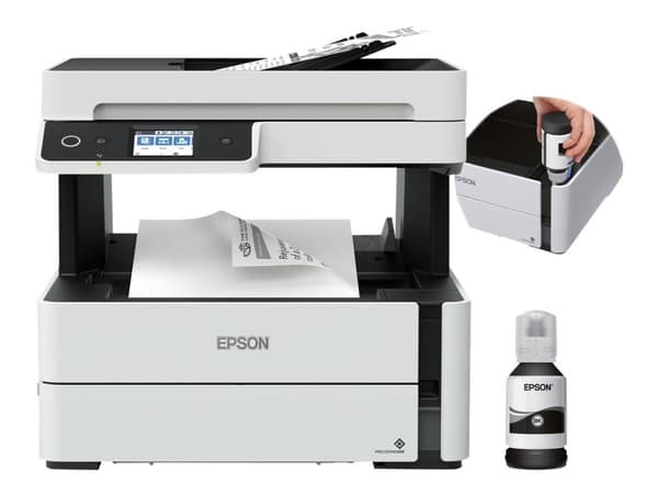 Epson EcoTank M3170, Mustesuihku, Yksittäistulostus, 1200 x 2400 DPI, A4, Suoratulostus, Valkoinen