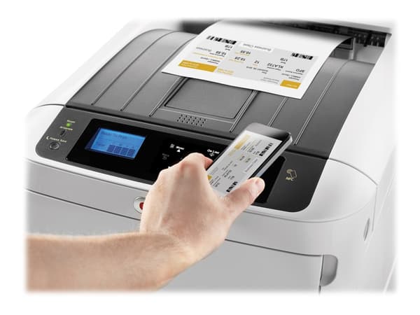 OKI C844dnw - Skriver - farge - Dupleks - LED - A3 - 1200 x 1200 dpi - inntil 36 spm (mono) / inntil 36 spm (farge) - kapasitet: 400 ark - USB 2.0, G