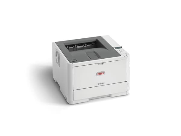 OKI B412dn - Skriver - S/H - Dupleks - LED - A4/Legal - 1200 x 1200 dpi - inntil 33 spm - kapasitet: 350 ark - USB 2.0, Gigabit LAN