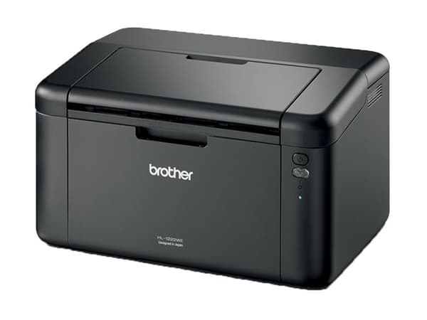 Brother HL-1222WE - Skriver - S/H - laser - A4/Legal - 2400 x 600 dpi - inntil 20 spm - kapasitet: 150 ark - USB 2.0, Wi-Fi(n)