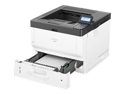 Ricoh P 502 - Skrivare - svartvit - Duplex - LED - A4 - 1200 x 1200 dpi - upp till 43 sidor/minut - kapacitet: 600 ark - USB 2.0, Gigabit LAN, USB 2. Vit