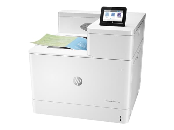 HP Color LaserJet Enterprise M856dn - Skrivare - färg - Duplex - laser - A3/Ledger - 1200 x 1200 dpi - upp till 56 sidor/minut (mono)/ upp till 56 si Vit