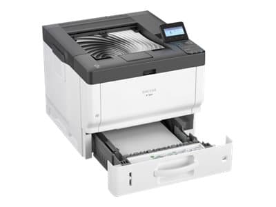 Ricoh P 501 - Skriver - S/H - Dupleks - LED - A4 - 1200 x 1200 dpi - inntil 43 spm - kapasitet: 600 ark - USB 2.0, Gigabit LAN, USB 2.0 vert Sort, Hvit