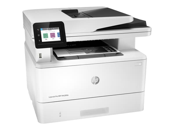 HP LaserJet Pro MFP M428fdn, Mustavalkoinen, Tulostin varten Yritys, Tulostus, kopiointi, skannaus, faksi, sähköposti, Skannaus sähköpostiin; kaksipu