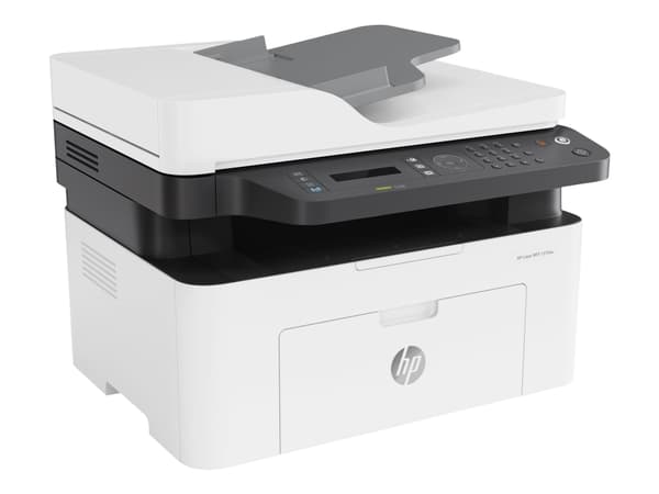 HP Laser MFP 137fnw, Mustavalkoinen, Tulostin varten Pienet ja keskikokoiset yritykset, Tulosta, kop., skannaa, faksaa, Laser, Väritulostus, 1200 x 1