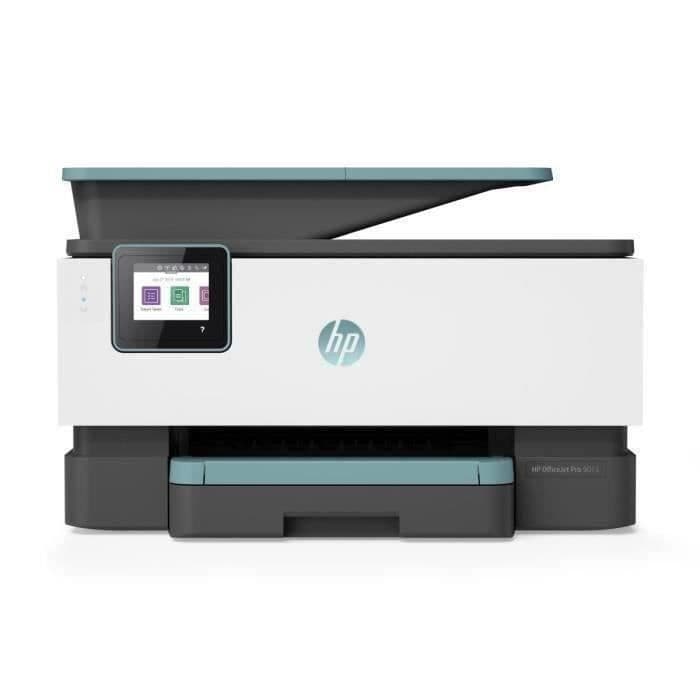 HP OfficeJet Pro 9015 alt-i-en-printer blå - farver - Wi-Fi - Spar op til 70% på blæk med øjeblikkeligt blæk