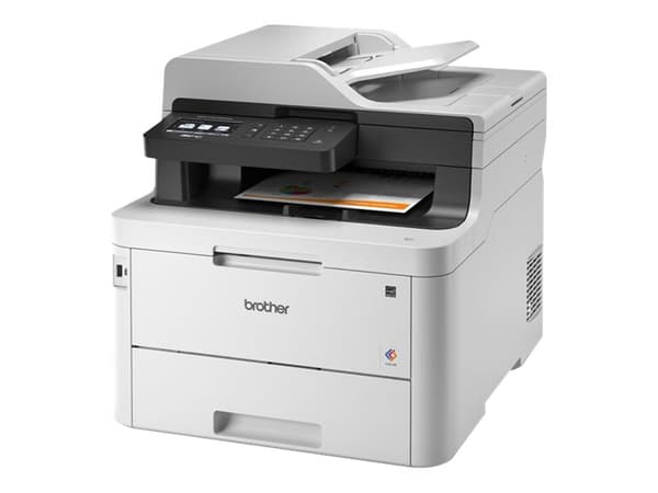 Brother MFC-L3770CDW multifunction printer LED A4 2400 x 600 DPI 24 ppm Wi-Fi Sort, Hvit