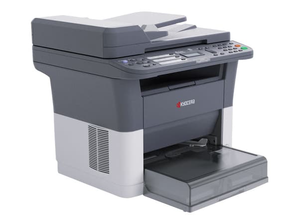 KYOCERA ECOSYS FS-1325MFP, Laser, Yksittäistulostus, 1800 x 600 DPI, Yksittäiskopiointi, A4, Musta, Valkoinen
