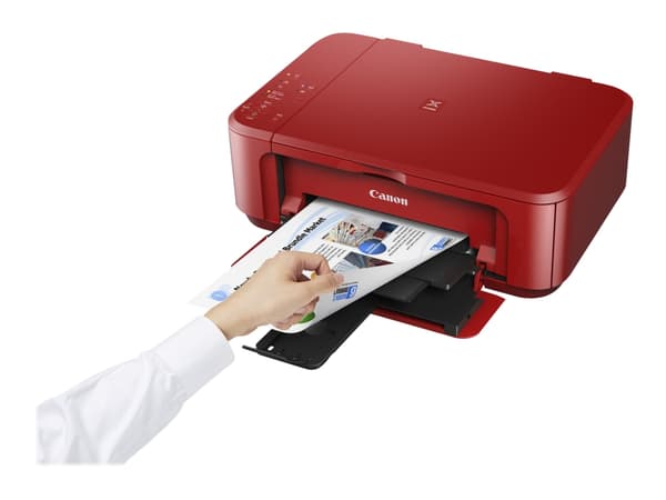 Canon PIXMA MG3650S - Multifunksjonsskriver - farge - ink-jet - 216 x 297 mm (original) - A4/Legal (medie) - opp til 9.9 ipm (trykking) - 100 ark - U Rød