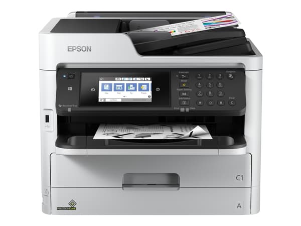 Epson WorkForce Pro WF-M5799DWF - Multifunktionsskrivare - svartvit - bläckstråle - A4 (210 x 297 mm) (original) - A4/Legal (media) - upp till 22 sid