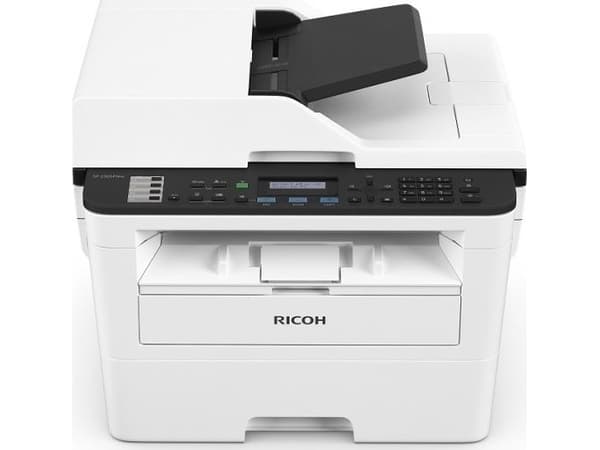 Ricoh SP 230SFNw, Laser, Yksittäistulostus, 600 x 2400 DPI, Yksittäiskopiointi, A4, Valkoinen