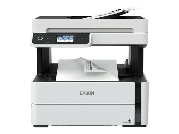 Epson EcoTank ET-M3180 - Multifunksjonsskriver - S/H - ink-jet - A4/Legal (medie) - opp til 20 spm (trykking) - 250 ark - 33.6 kbps - USB 2.0, LAN
