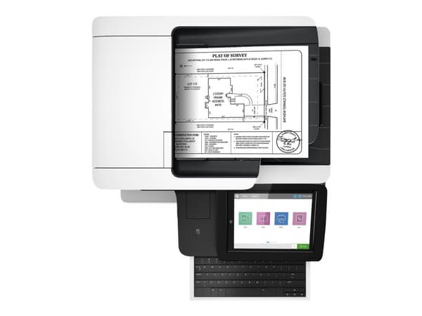 HP LaserJet Enterprise Flow MFP M528z - Multifunktionsskrivare - svartvit - laser - Legal (216 x 356 mm)/A4 (210 x 297 mm) (original) - A4/Legal (med