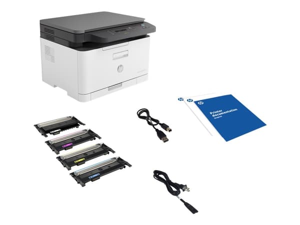 HP Color Laser MFP 178nw, Skriv ut, kopiera, skanna, Skanna till PDF