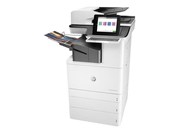 HP LaserJet Enterprise Flow MFP M776zs - Multifunksjonsskriver - farge - laser - 297 x 864 mm (original) - A3/Ledger (medie) - opp til 46 spm (kopier Sort, Hvit